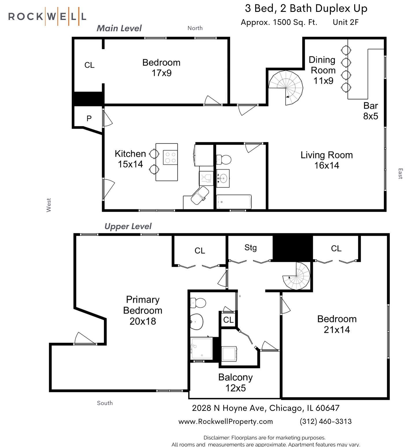 2028 North Hoyne Avenue - 2F